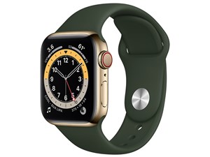 Apple Watch Series 6 GPS+Cellularモデル 40mm M06V3J/A [ゴールドステンレ･･･