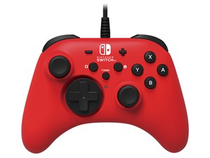 HORI【ゲームコントローラー】ホリパッド for Nintendo Switch レッド 有線接続 NSW-156★【ライセンス商品】 商品画像1：家電のSAKURAchacha