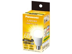 【納期目安：２週間】パナソニック LED電球 LDA7WWGE17ESW