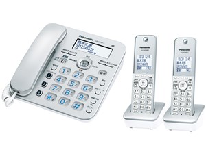 パナソニック【Panasonic】コードレス電話機（子機2台付き） シルバー VE-GD37DW-S★【RU・RU・RU】 商品画像1：家電のSAKURAchacha