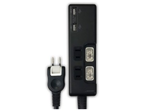 【納期目安：１週間】磁気研究所 HIDISC USB 2ポート付 節電タップ(独立スイ･･･