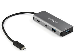 4ポートUSB-Cハブ USB 3.1 Gen 2準拠 2x Type-Cポート/2x Type-Aポート 10Gbp･･･