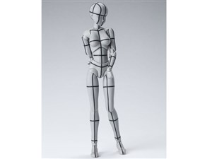 BANDAI SPIRITS【フィギュア】S.H.Figuarts ボディちゃん -ワイヤーフレーム- （Gray Color Ver.） H-4573102611130【S.H.フィギュアーツ】 商品画像1：SAKURA MOMO