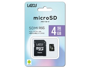 Lazos L-4MSD6 [4GB]【ネコポス便配送制限12枚まで】