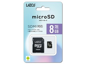 Lazos L-8MSD10 [8GB]【ネコポス便配送制限12枚まで】
