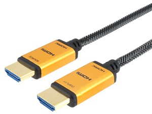 ホーリック 光ファイバー HDMIケーブル 50m メッシュケーブル ゴールド HH500･･･