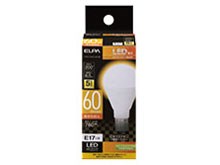 ELPA LED電球ミニクリ形60W相当L色 LDA7L-G-E17-G4106