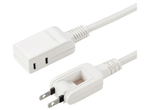 TAP-M605W (ホワイト) マイクロ電源タップ (収納式スイングプラグ・2個口・0.･･･