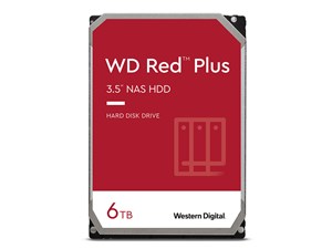 WD Red Plus 3.5インチ内蔵HDD 6TB SATA6Gb/s 5640rpm 128MB WD60EFZX