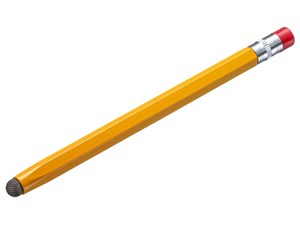 サンワサプライ 導電繊維タッチペン(オレンジ･鉛筆型) PDA-PEN51D 商品画像1：リコメン堂
