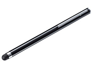 サンワサプライ シリコンゴムタッチペン(ブラック･先端直径6mm) PDA-PEN54BK 商品画像1：リコメン堂