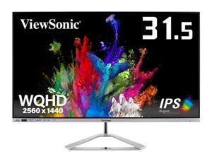 ViewSonic【31.5インチ】31.5型 WQHD HDR10対応 超薄型デザインIPS液晶ディスプレイ VX3276-2K-MHD-72★【モニター】 商品画像1：SAKURA MOMO