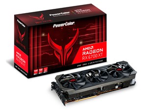 PowerColor Red Devil AMD Radeon RX 6700XT 12GB GDDR6 AXRX 6700XT 12GBD6-3DHE/OC [PCIExp 12GB] 商品画像1：PC-IDEA