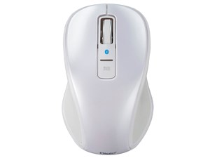 ナカバヤシ マウス Bluetooth5.0 静音 3ボタン BlueLED ホワイト MUS-BKT174W