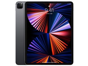 iPad Pro 12.9インチ 第5世代 Wi-Fi+Cellular 128GB 2021年春モデル MHR43J/A SIMフリー [スペースグレイ] 商品画像1：Powershop JPN