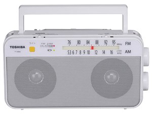 東芝 FM/AMステレオラジオ ホワイト TY-AR66-W