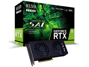 ELSA GeForce RTX 3060 S.A.C /L GD3060-12GERSH [PCIExp 12GB] 商品画像1：PC-IDEA