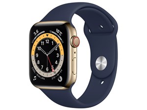 Apple Watch Series 6 GPS+Cellularモデル 44mm MJXN3J/A [ゴールドステンレ･･･