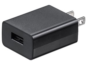 サンワサプライ USB充電器(1A・ブラック) ACA-IP86BK