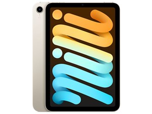 iPad mini 8.3インチ 第6世代 Wi-Fi 256GB 2021年秋モデル MK7V3J/A [スターライト] 商品画像1：パニカウ