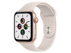 Apple Watch SE GPS+Cellularモデル 44mm MKT13J/A [スターライトスポーツバ･･･
