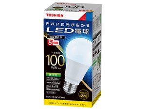 【納期目安：１週間】東芝ライテック LED電球 LDA11N-G/100W/2