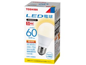 【納期目安：２週間】東芝ライテック LED電球 LDA7L-H/60W/2