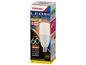 【納期目安：１週間】東芝ライテック LED電球 LDT6L-G-E17/S/60W2
