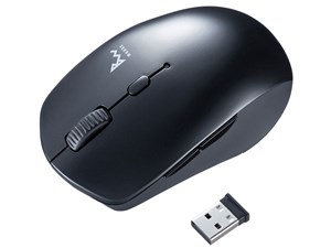 MA-WBTBL193BK (ブラック) 静音ワイヤレスブルーLEDコンボマウス