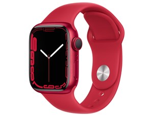 Apple Watch Series 7 GPSモデル 41mm MKN23J/A [(PRODUCT)REDスポーツバンド･･･