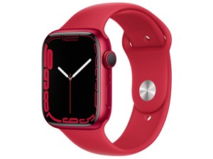 Apple Watch Series 7 GPSモデル 45mm MKN93J/A [(PRODUCT)REDスポーツバンド･･･