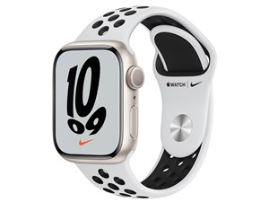 Apple Watch Nike Series 7 GPSモデル 41mm MKN33J/A [ピュアプラチナム/ブラ･･･