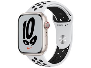 Apple Watch Nike Series 7 GPS+Cellularモデル 45mm MKL43J/A [ピュアプラチ･･･