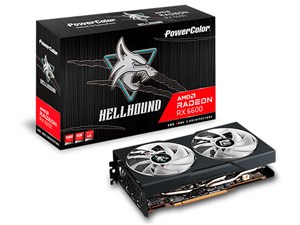 PowerColor Hellhound AMD Radeon RX 6600 8GB GDDR6 AXRX 6600 8GBD6-3DHL ･･･