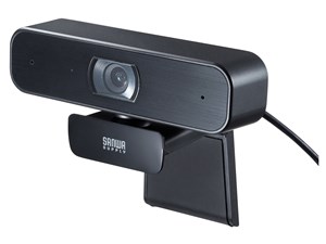 サンワサプライ SANWA SUPPLY WEBカメラ 1080p/60fps対応 ステレオマイク内蔵 Zoom Teams Skype CMS-V64BK 商品画像1：GBFT Online Plus