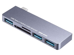 【納期目安：１週間】サンワサプライ USB Type-Cハブ(カードリーダー付き) US･･･