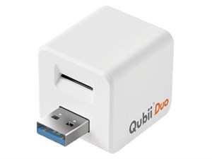 MAKTAR MKPQD-W iOS／Androidバックアップストレージ Maktar Qubii Duo USB T･･･