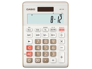 カシオ 余り計算電卓ミニジャストタイプ12桁(日数＆時間計算) MP-12R-BE-N