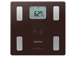 オムロン【OMRON】体重体組成計 カラダスキャン ブラウン HBF-236-JBW【7項目･･･