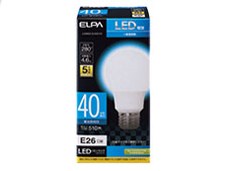 ELPA LED電球A形広配光40W相当D色 LDA5D-G-G5101