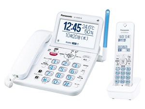 パナソニックコードレス電話機（子機1台付き） VE-GD68DL-W（ホワイト） Pana･･･