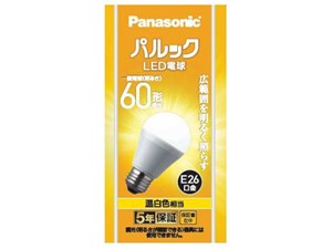 パナソニック LED電球 7.0W(温白色相当) ＜NEW＞「シリカ電球と同じサイズ」 ･･･