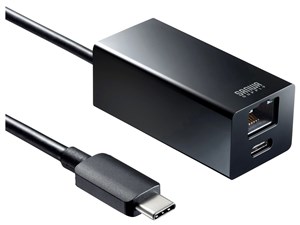 USB-3TCH32BK USB Type-C ギガビットLANアダプタ（USBハブ付） 商品画像1：eONE