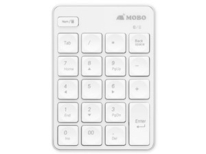 MOBO TenkeyPad AM-NPB20-SW [ホワイト/シルバー]