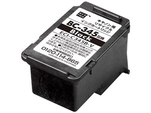 エレコム BC-345互換 エコリカ リサイクルインク CANON ブラック(顔料) 残量･･･