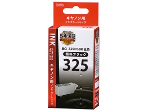 オーム電機 キヤノン互換 BCI-325PGBK 顔料ブラック 01-4151 INK-C325B-BK 1･･･