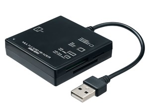 サンワサプライ USB2.0 カードリーダー ADR-ML23BKN