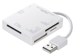 サンワサプライ USB2.0 カードリーダー ADR-ML15WN