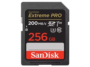 サンディスク SDカード(UHS1(U3) Class10/256GB) SDSDXXD-256G-GN4IN