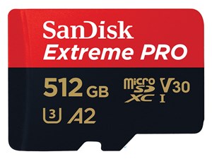サンディスク Micro SD(UHS1(U3) Class10/512GB) SDSQXCD-512G-GN6MA